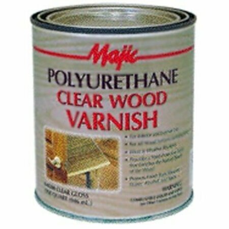 MAJIC PAINTS 8-0386 .5PT CLEAR POLY SATIN FINISH 2425382